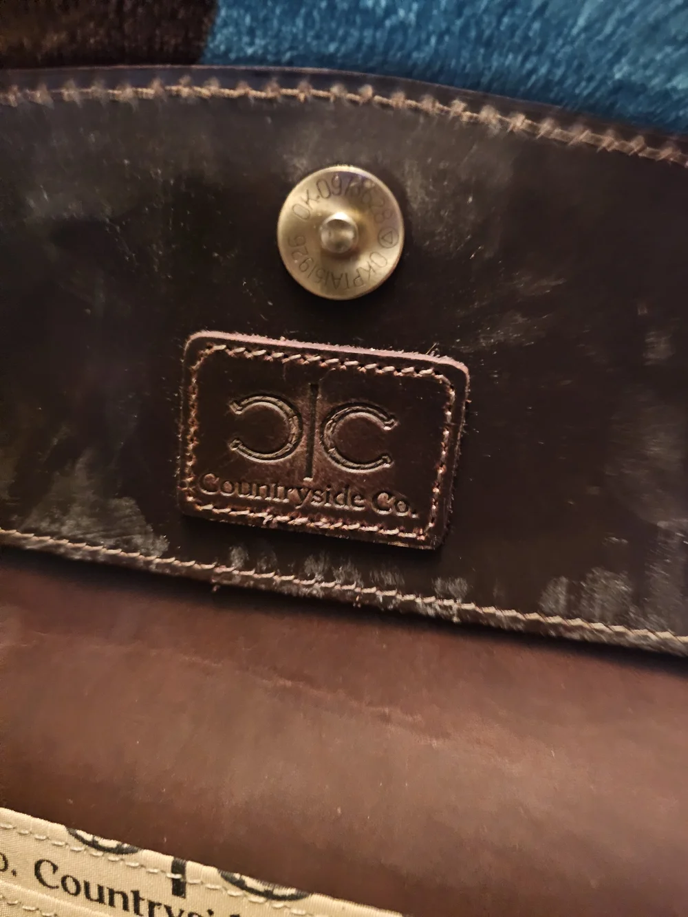 Countryside Co. Harlequin Rodeo Wallet Wristlet — Genuine Leather, Made in USA